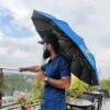 BMW 12 Ribs Auto Open & Close Umbrella - Blue