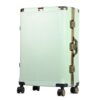 24″ Mint Aluminium Style Spinner Luggage