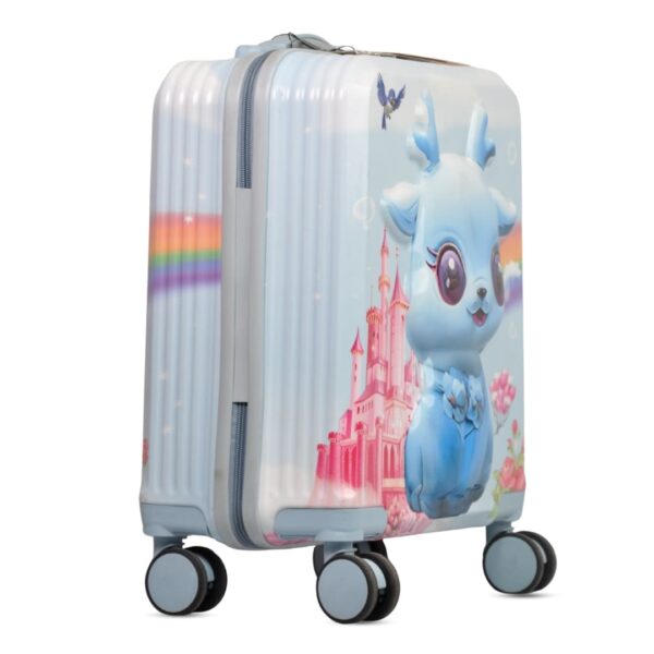 20″ Blue Fantasy Deer Kids Carry On Luggage