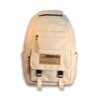 Minimalist Waterproof Backpack with Anti-Theft Pockets & Laptop Sleeve - Cream Color
